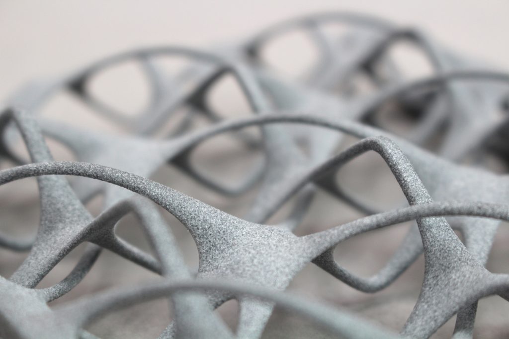 MJF 3D print af en parabolsk struktur