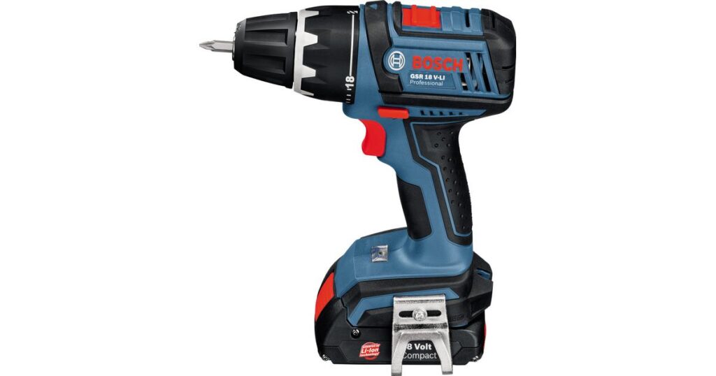 Bosch GSR 18 V LI Professional 2x4.0Ah Modelværksted