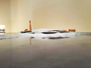 arkitekturmodel i skum og resin