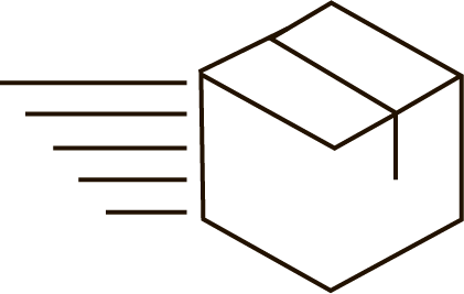 Hurtig levering ikon
